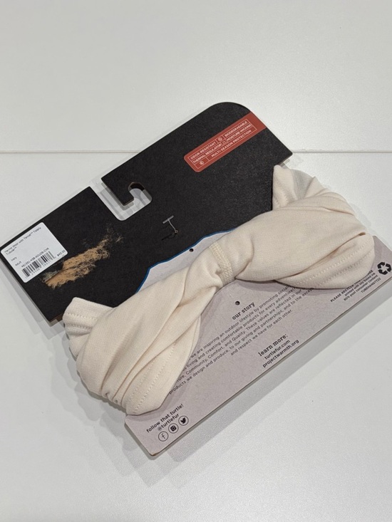 Turtle Fur Adult Totally Tubular Merino Wool Tencel Neck Gaiter UPF 35 Cream NWT main image 4